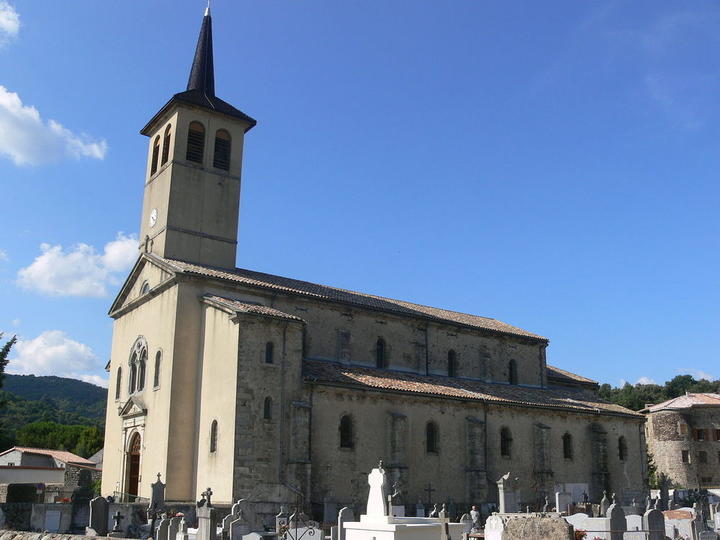 Jaujac - Eglise Saint-Bonnet ©OTASV Jaujac - Eglise Saint-Bonnet ©OTASV