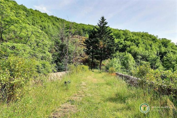 Accès à Burzet par un petit chemin