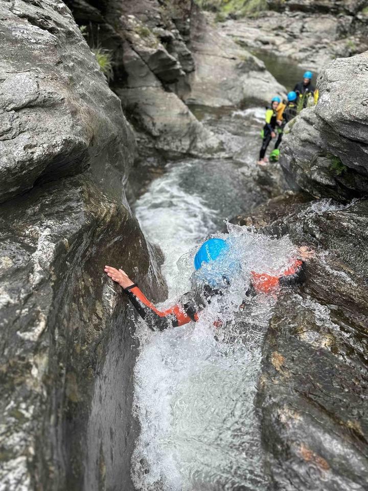 Descente du canyon du Roujanel