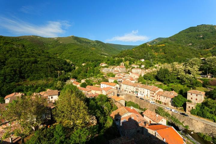 Burzet - Le village depuis la Tour de l'Horloge ©S.BUGNON Burzet - Le village depuis la Tour de l'Horloge ©S.BUGNON