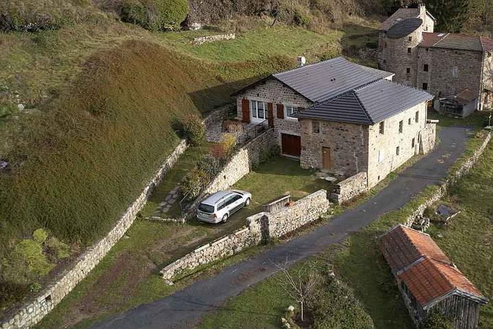 gîte vu du ciel.