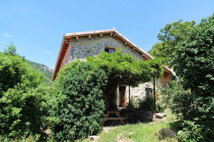façade sud du gite